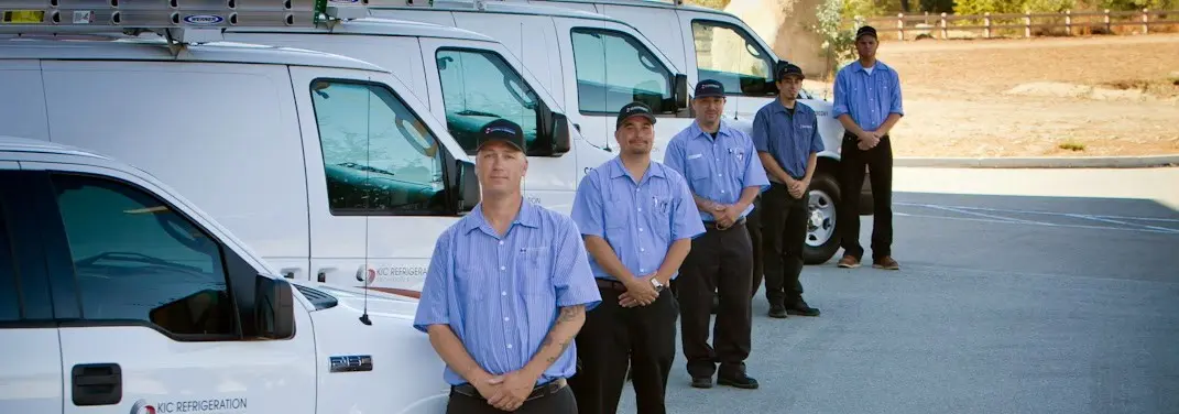 KIC Refrigeration crew ready for Mini Split Repair jobs across Costa Mesa